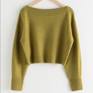 & Other Stories Boatneck Knit Sweater